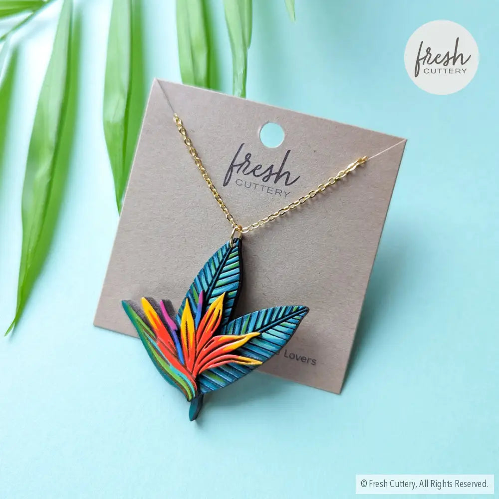 Bird Of Paradise Necklace Necklaces