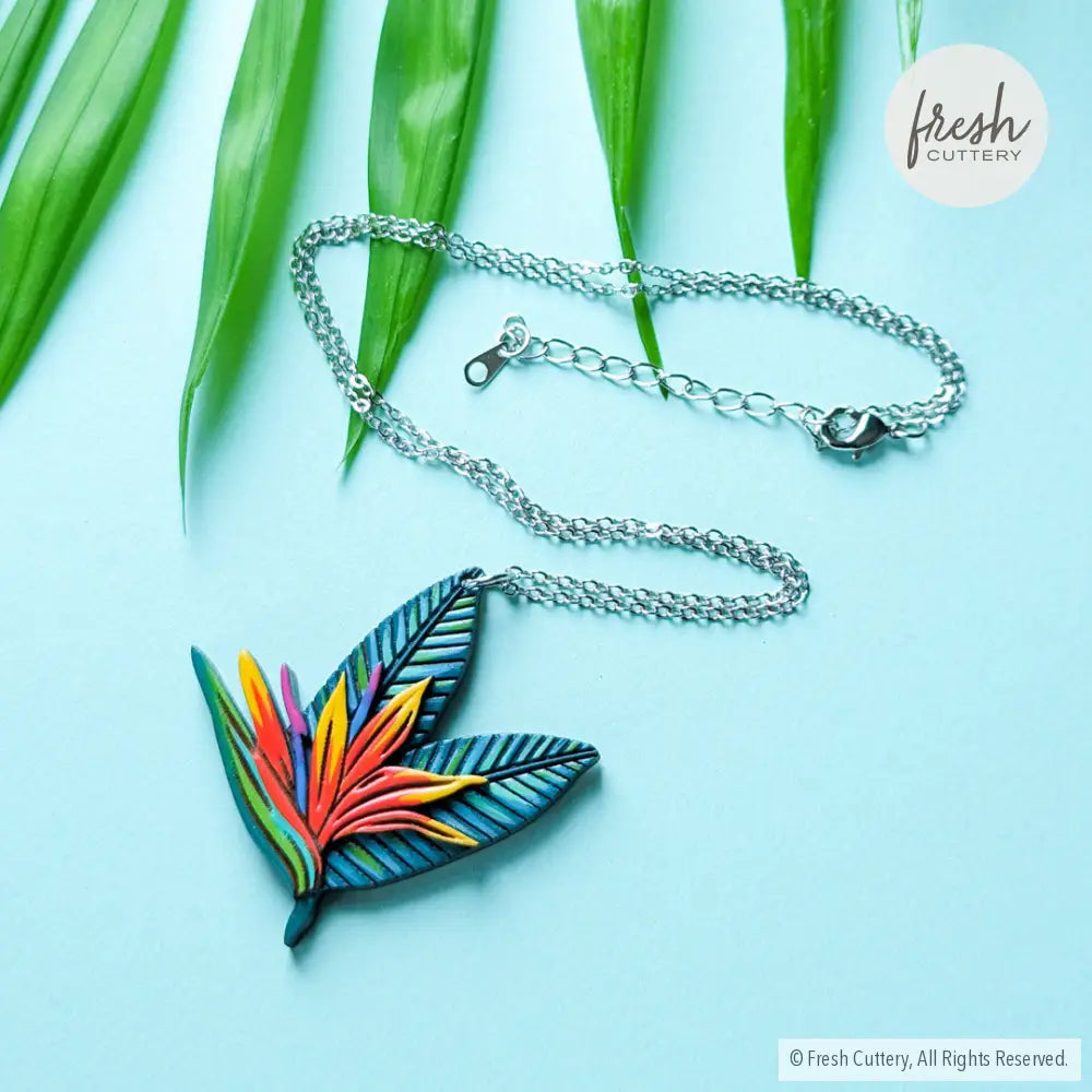 Bird Of Paradise Necklace Silver Necklaces