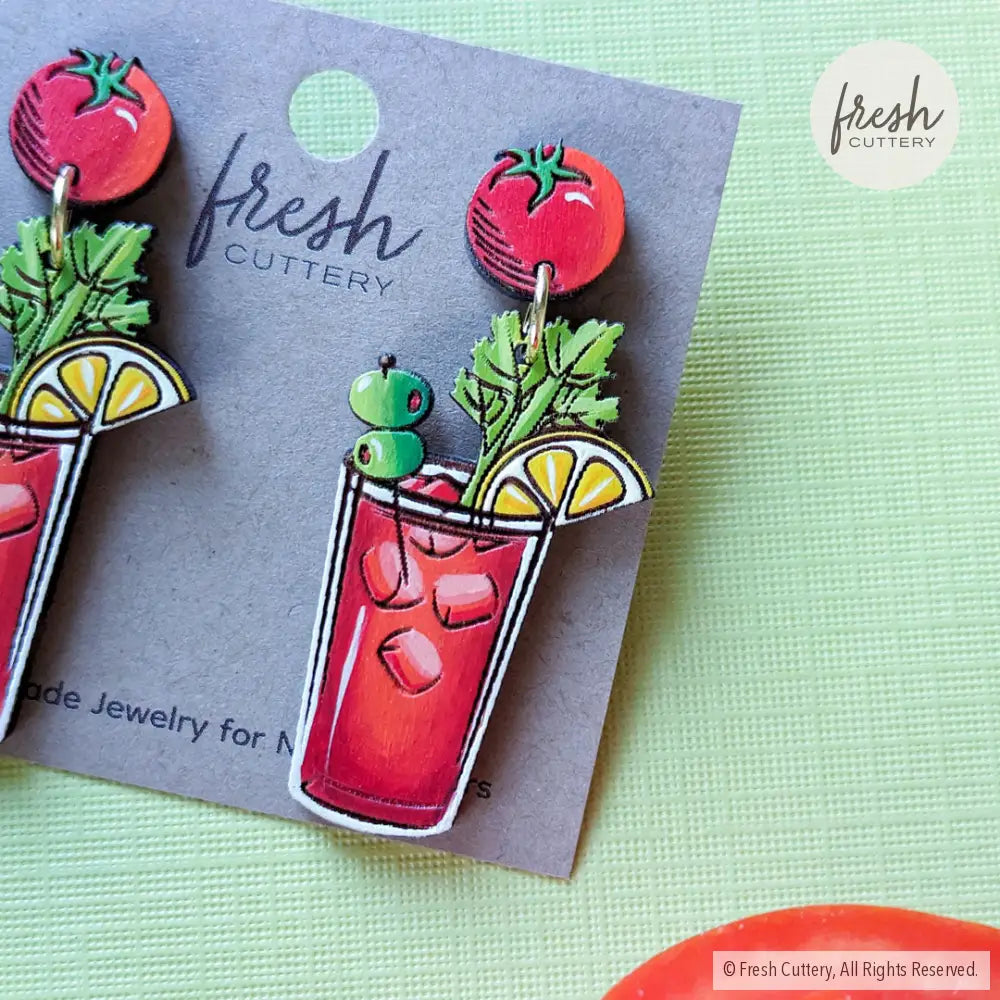 Bloody Mary Earrings Dangle And Drop