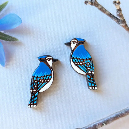 Blue Jay Studs