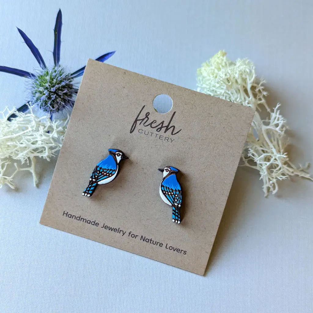 Blue Jay Studs