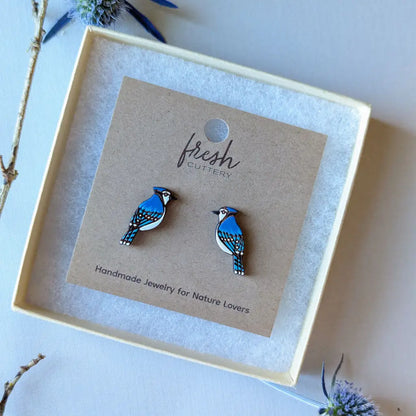 Blue Jay Studs