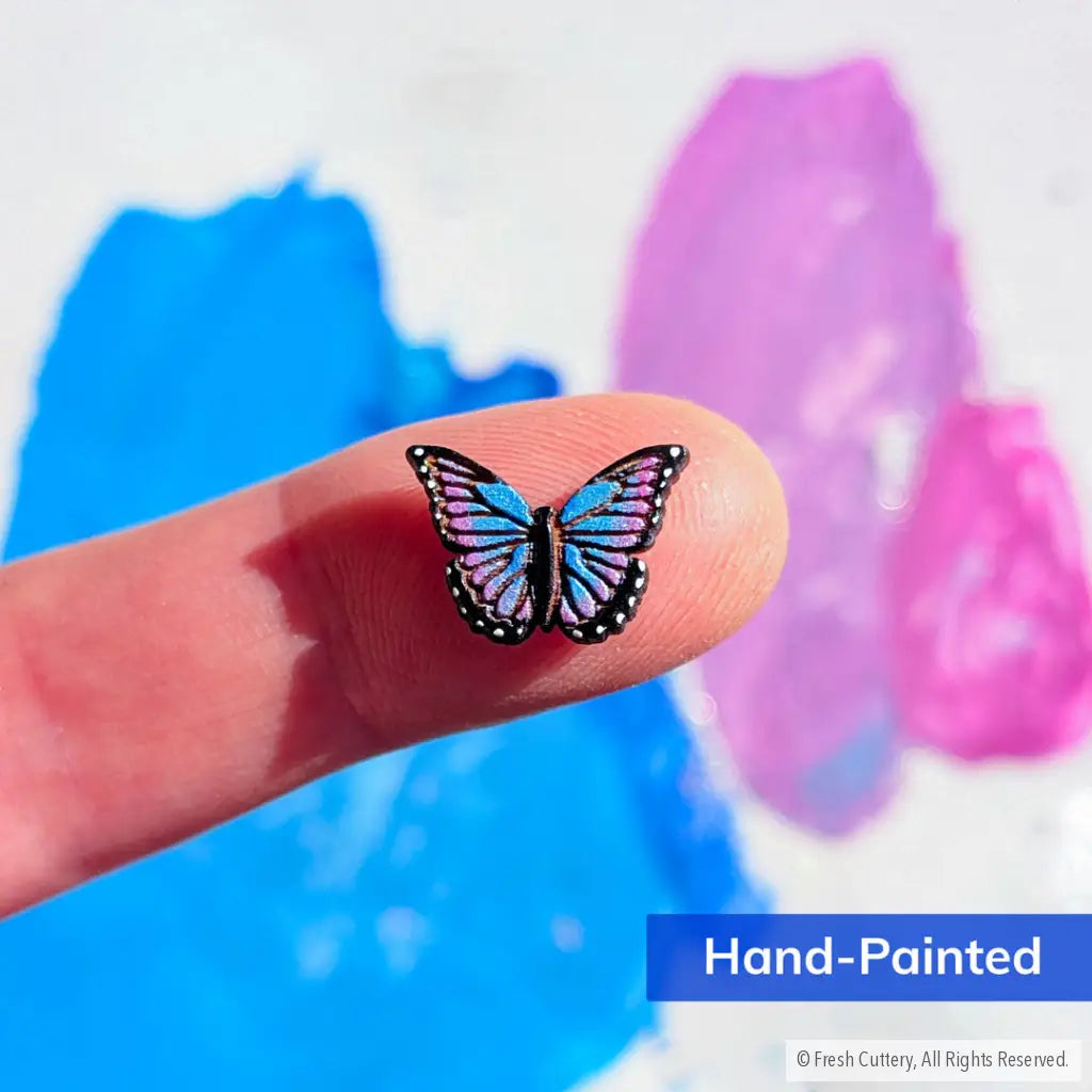 Blue Morpho Studs - Studs
