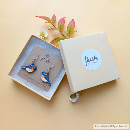 Bluebird Earrings Dangle and Drop Earrings