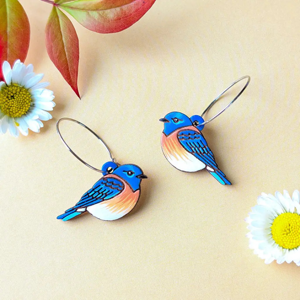 Bluebird Earrings Dangle and Drop Earrings