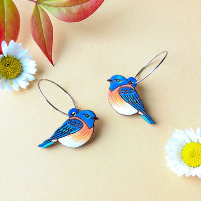Bluebird Earrings Dangle and Drop Earrings