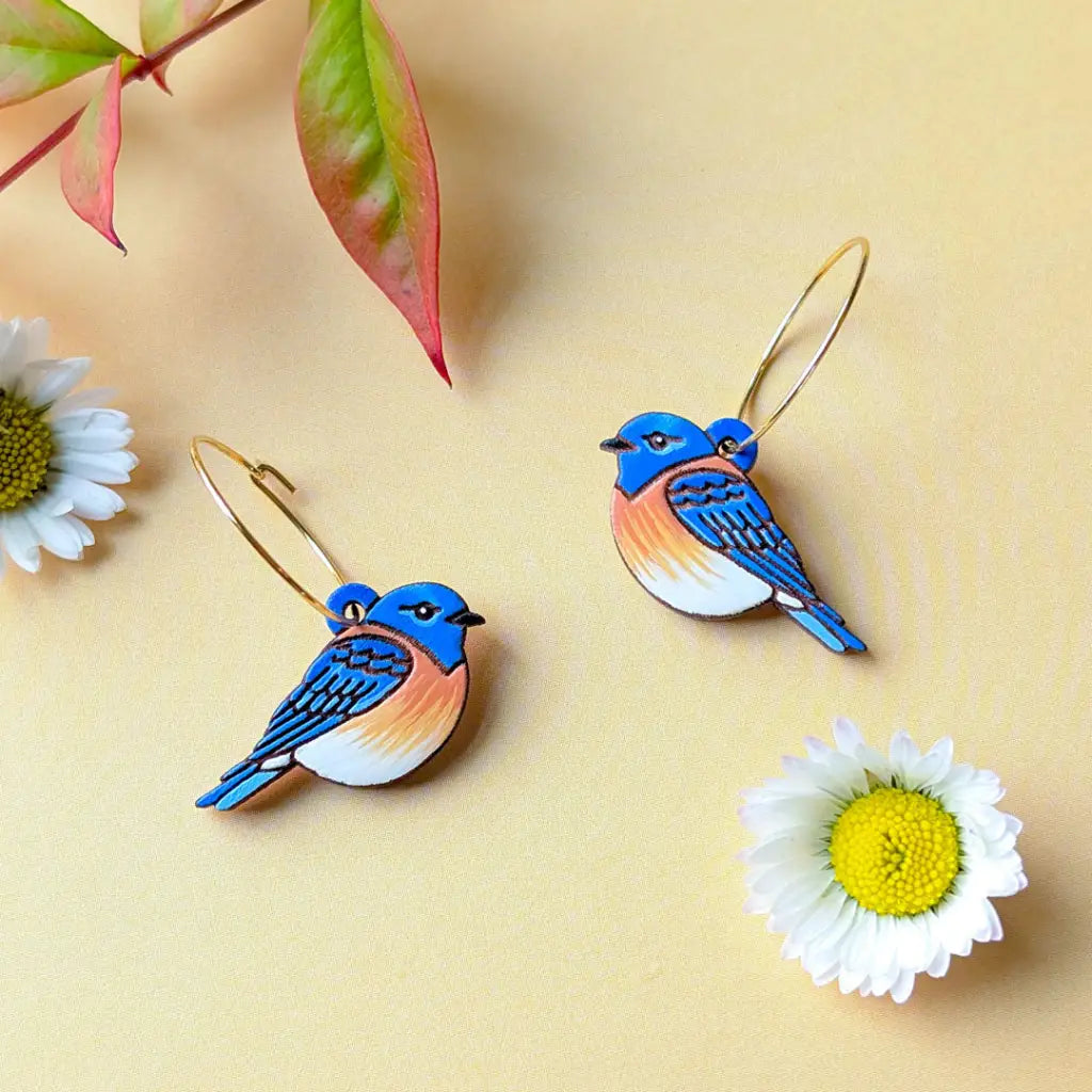 Bluebird Earrings Dangle and Drop Earrings