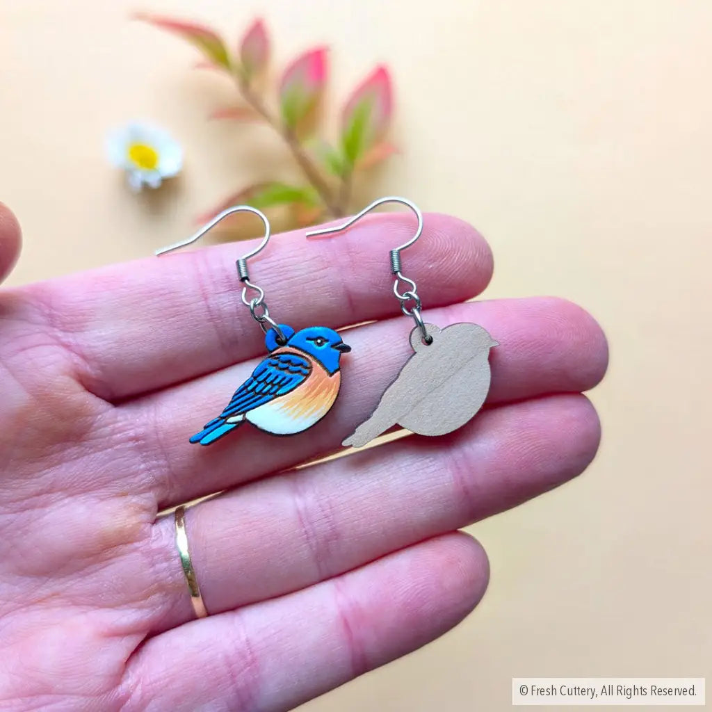 Bluebird Earrings Dangle and Drop Earrings
