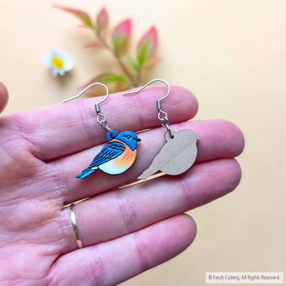 Bluebird Earrings Dangle and Drop Earrings