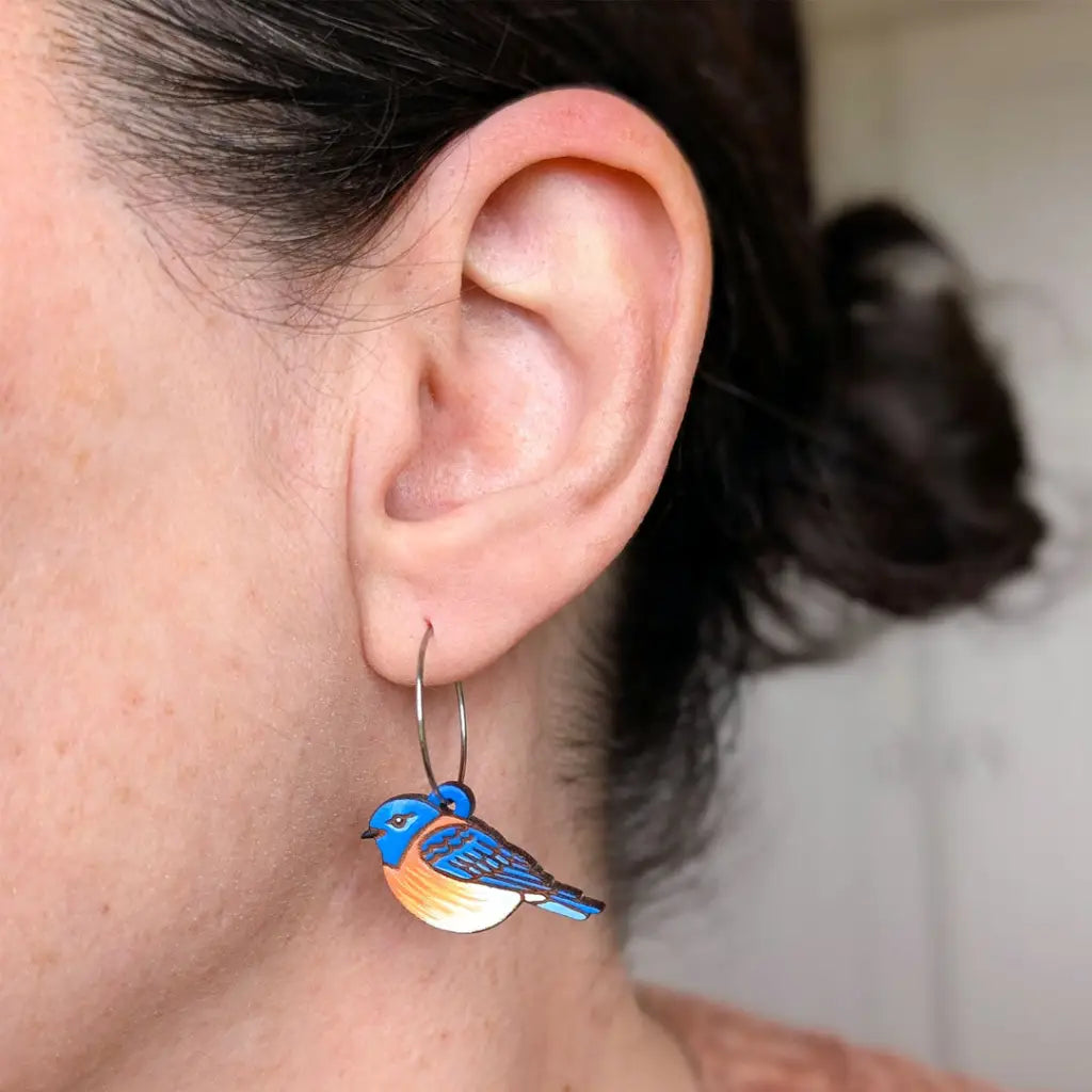 Bluebird Earrings Dangle and Drop Earrings