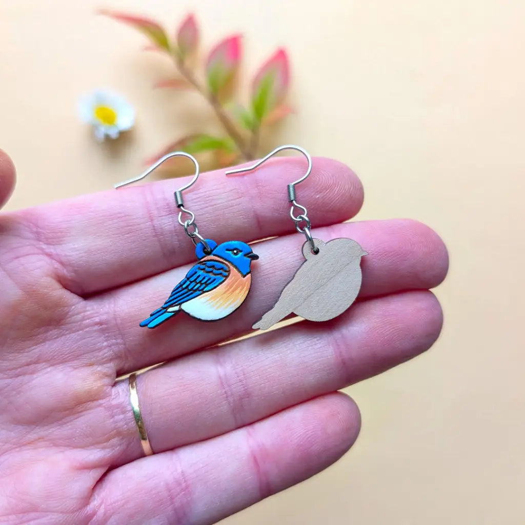 Bluebird Earrings Dangle and Drop Earrings