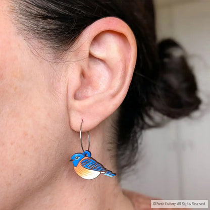 Bluebird Earrings Dangle and Drop Earrings