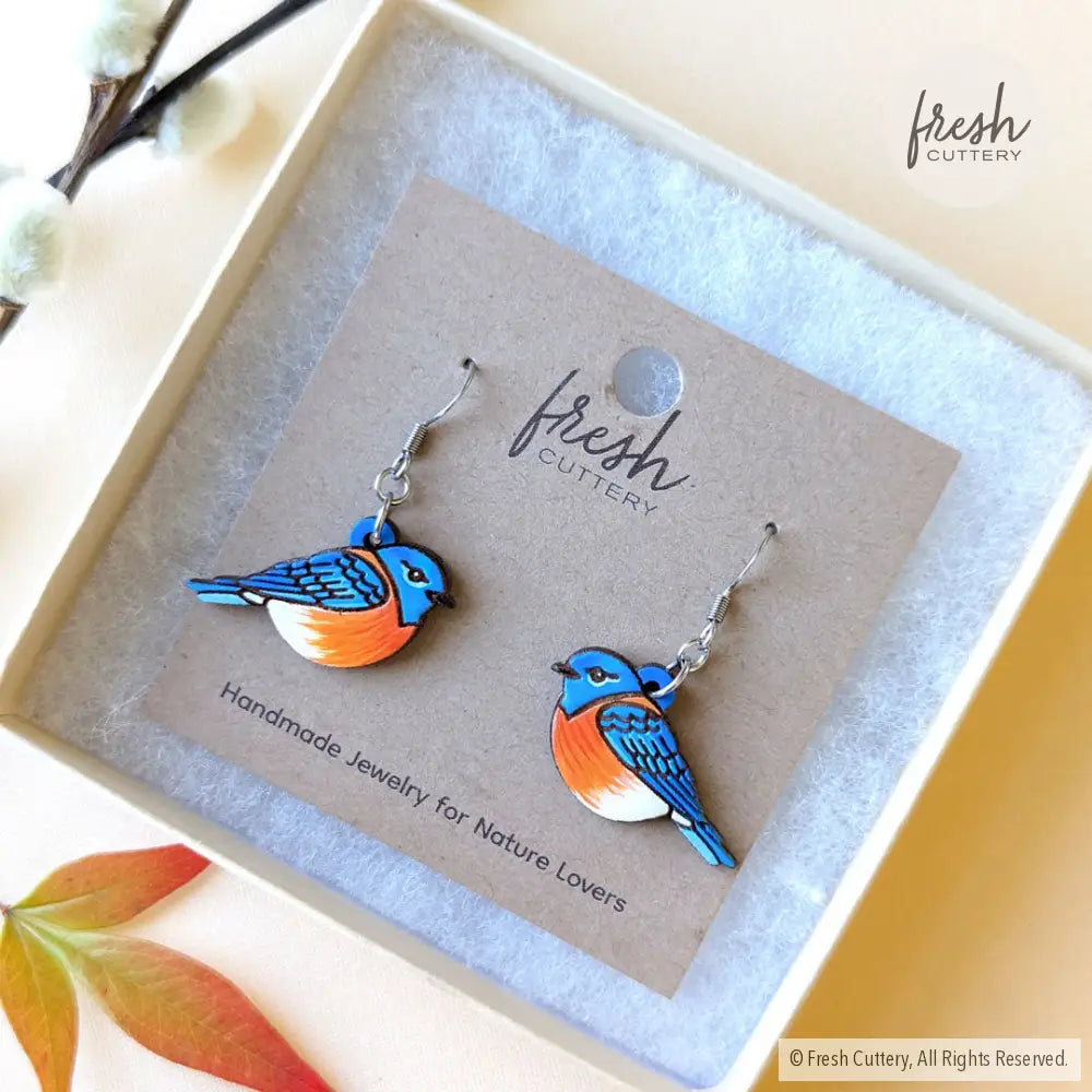 Bluebird Mini Hoops Dangle And Drop Earrings