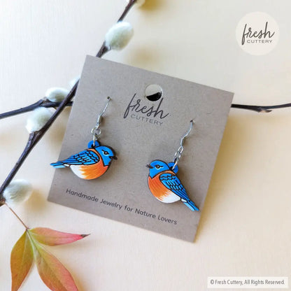 Bluebird Mini Hoops Dangle And Drop Earrings