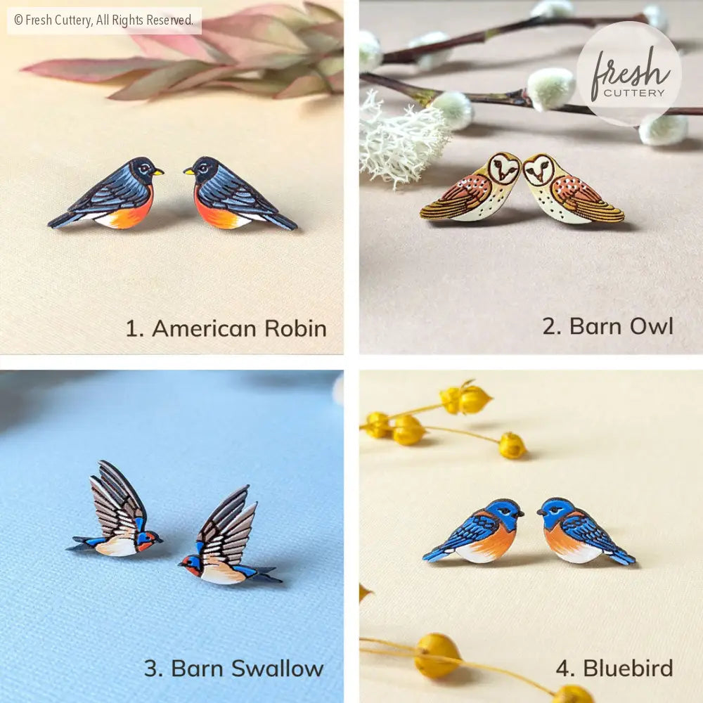 Build-Your-Own Bird Lovers Set Studs