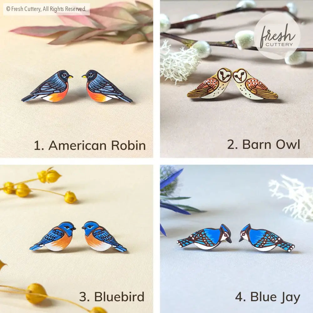 Build-Your-Own Bird Lovers Set Studs