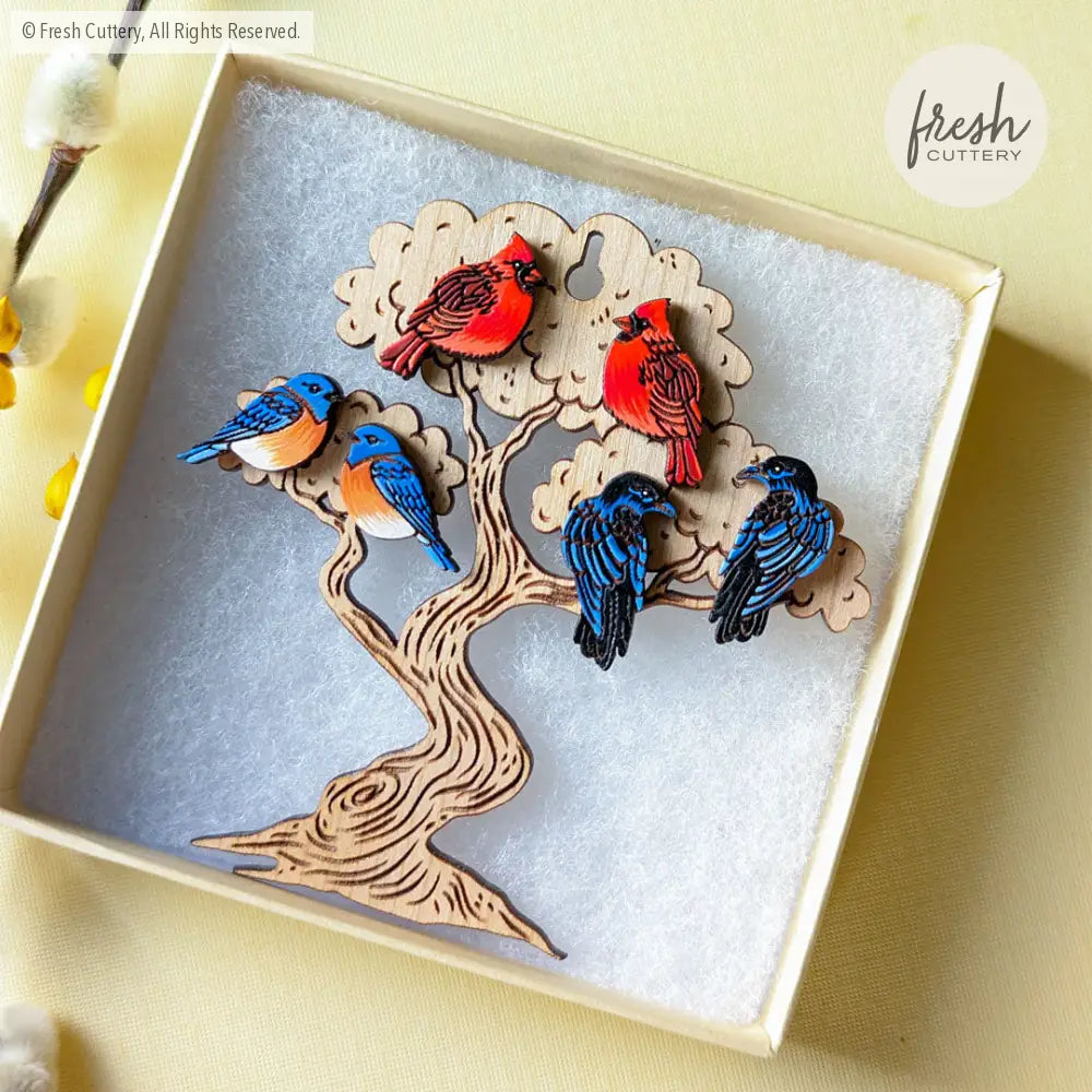 Build-Your-Own Bird Lovers Set Studs