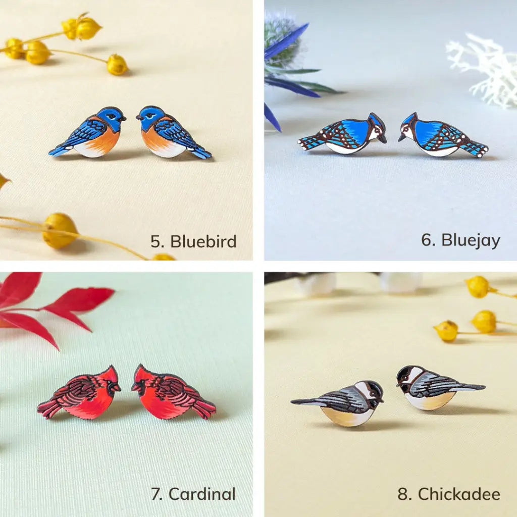 Build-Your-Own Bird Lovers Set Studs