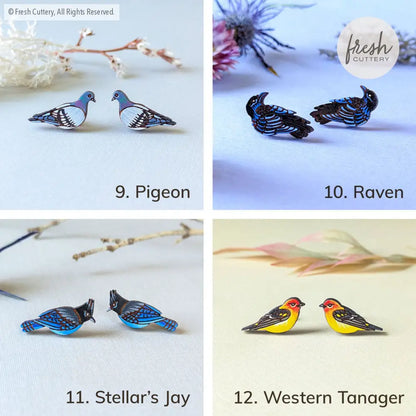 Build-Your-Own Bird Lovers Set Studs