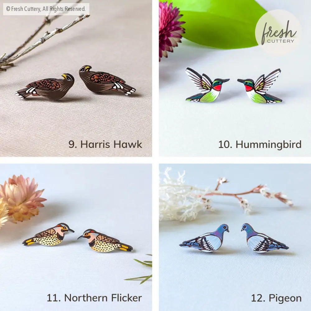 Build-Your-Own Bird Lovers Set Studs