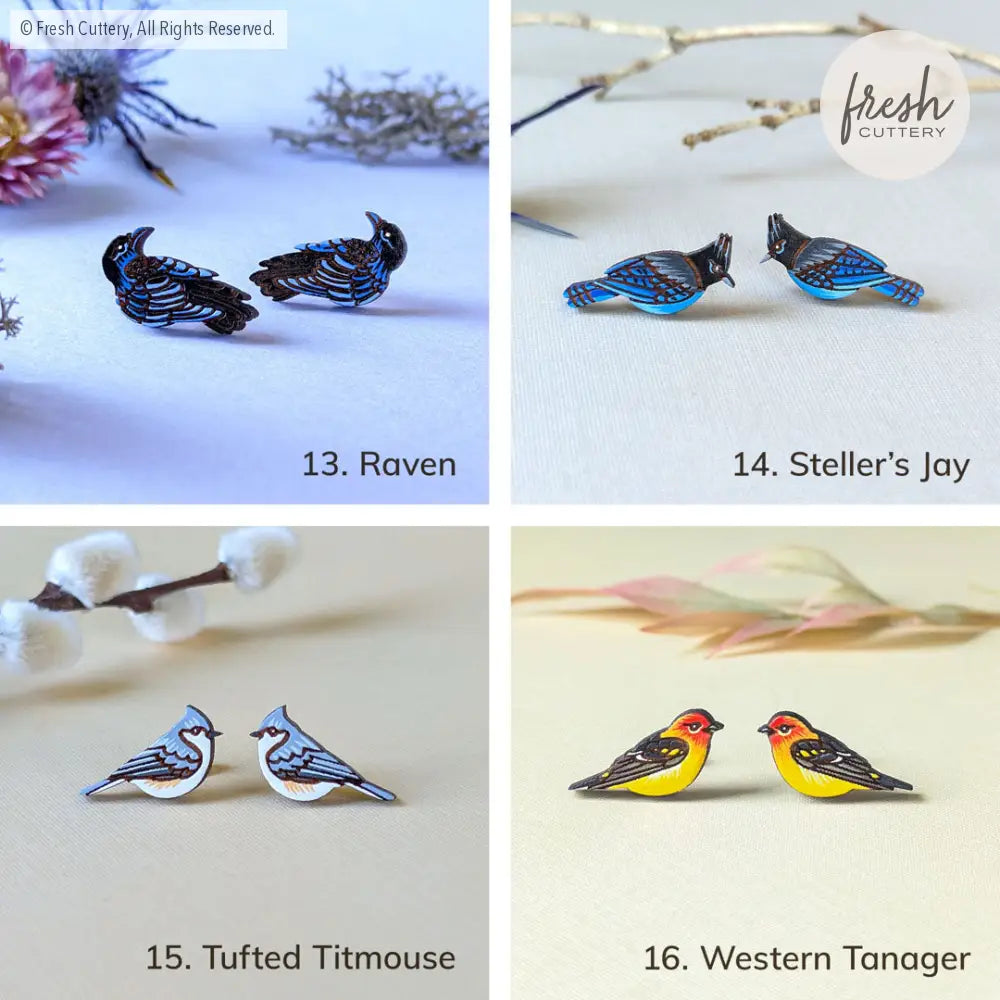 Build-Your-Own Bird Lovers Set Studs