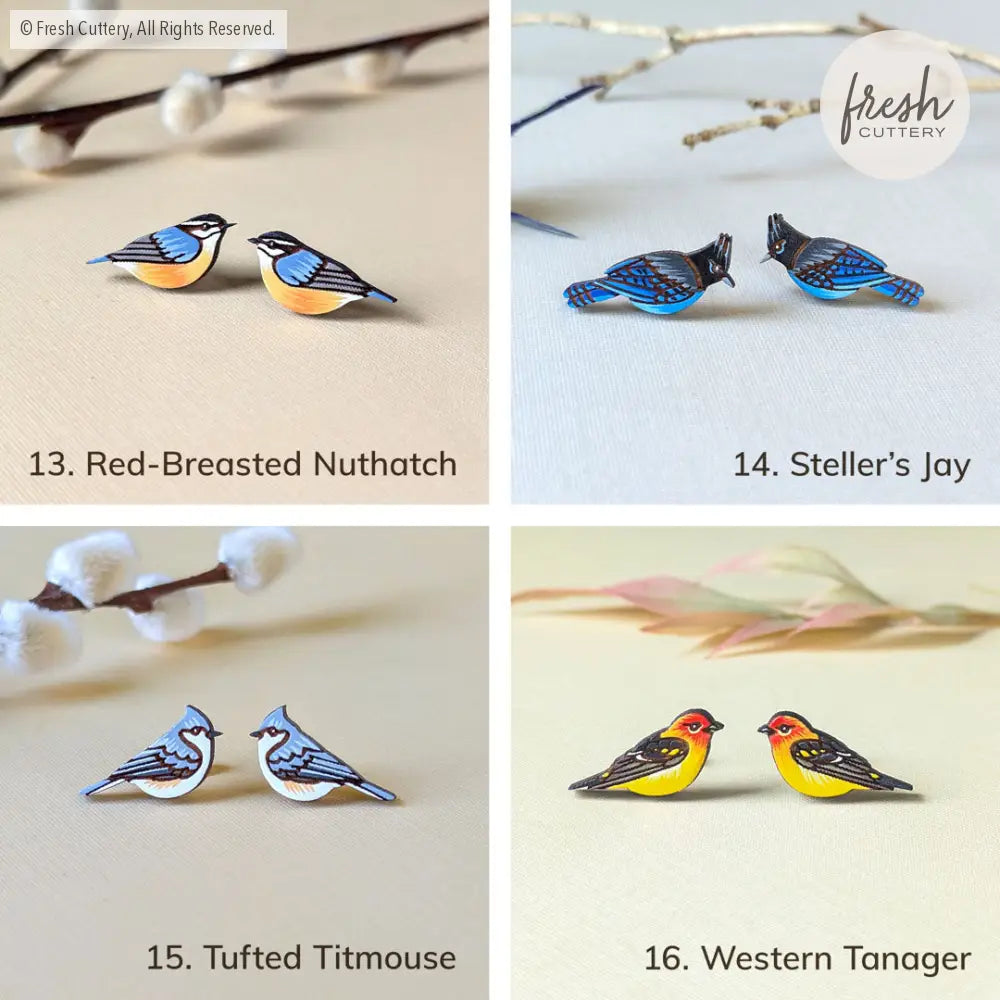 Build-Your-Own Bird Lovers Set Studs