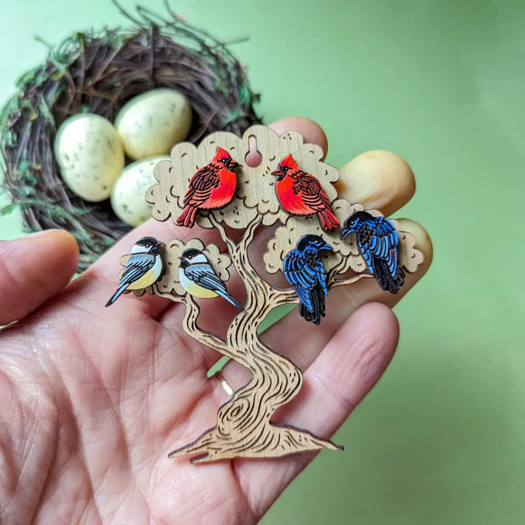 Build-Your-Own Bird Lovers Set Studs