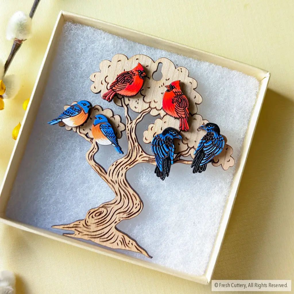 Build-Your-Own Bird Lovers Set Studs