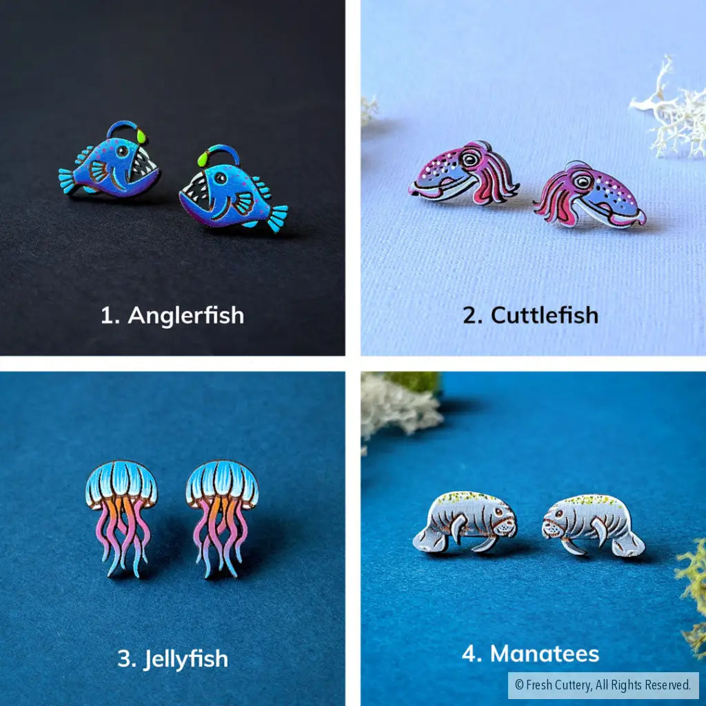 Build-Your-Own Ocean Lovers Stud Set - Studs