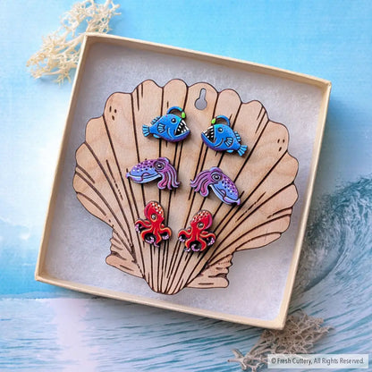 Build-Your-Own Ocean Lovers Stud Set - Studs