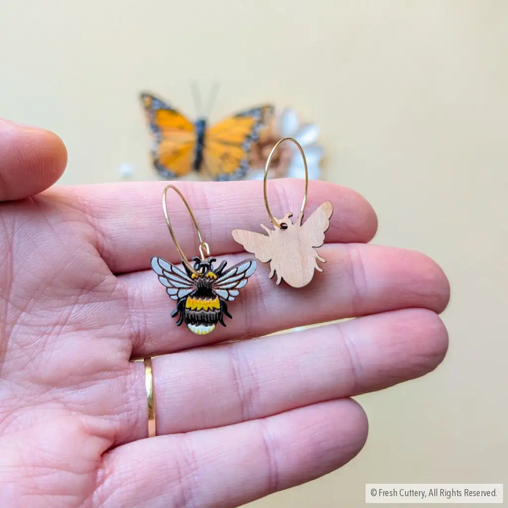 Bumblebee Earrings Dangle and Drop Earrings