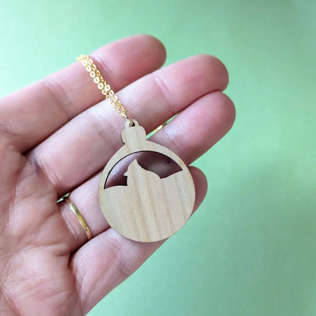 Cardinal Bird Ornament Necklace Necklaces