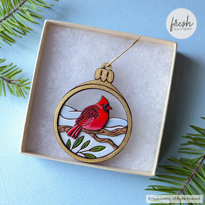 Cardinal Bird Ornament Ornaments