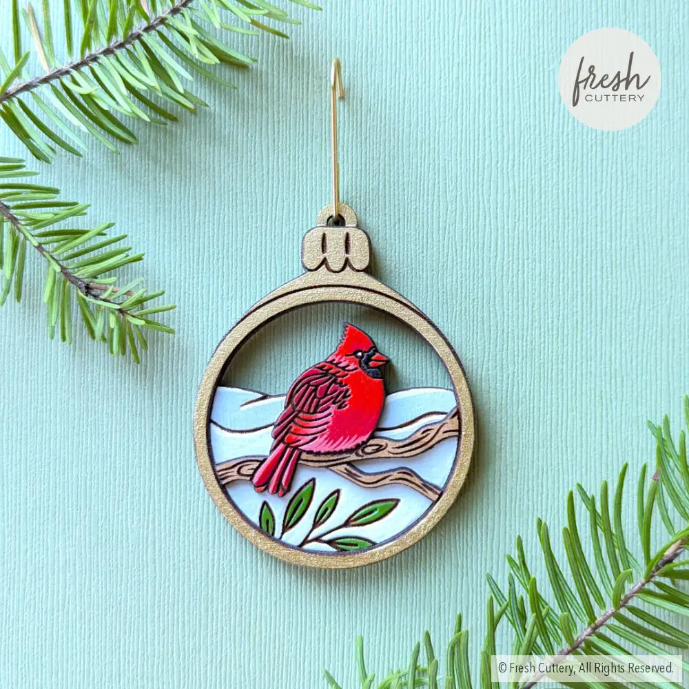 Cardinal Bird Ornament Ornaments