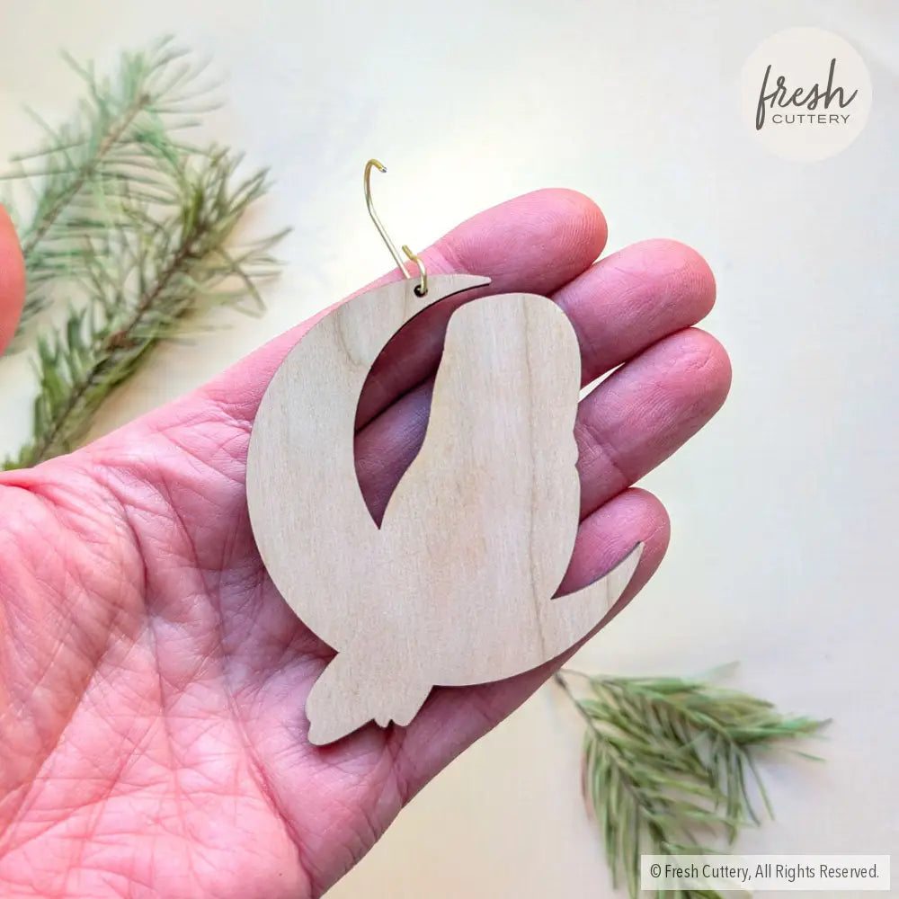 Celestial Barn Owl Ornament Ornaments