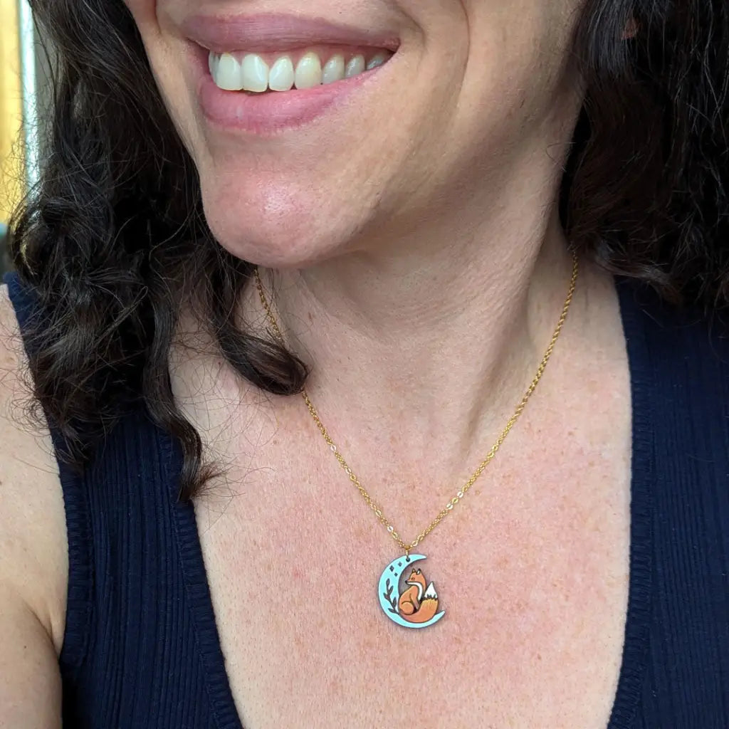 Celestial Fox Necklace Necklaces