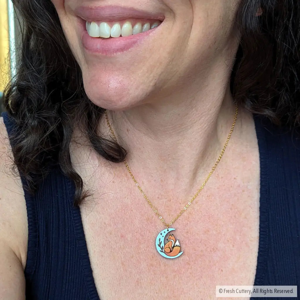 Celestial Fox Necklace Necklaces