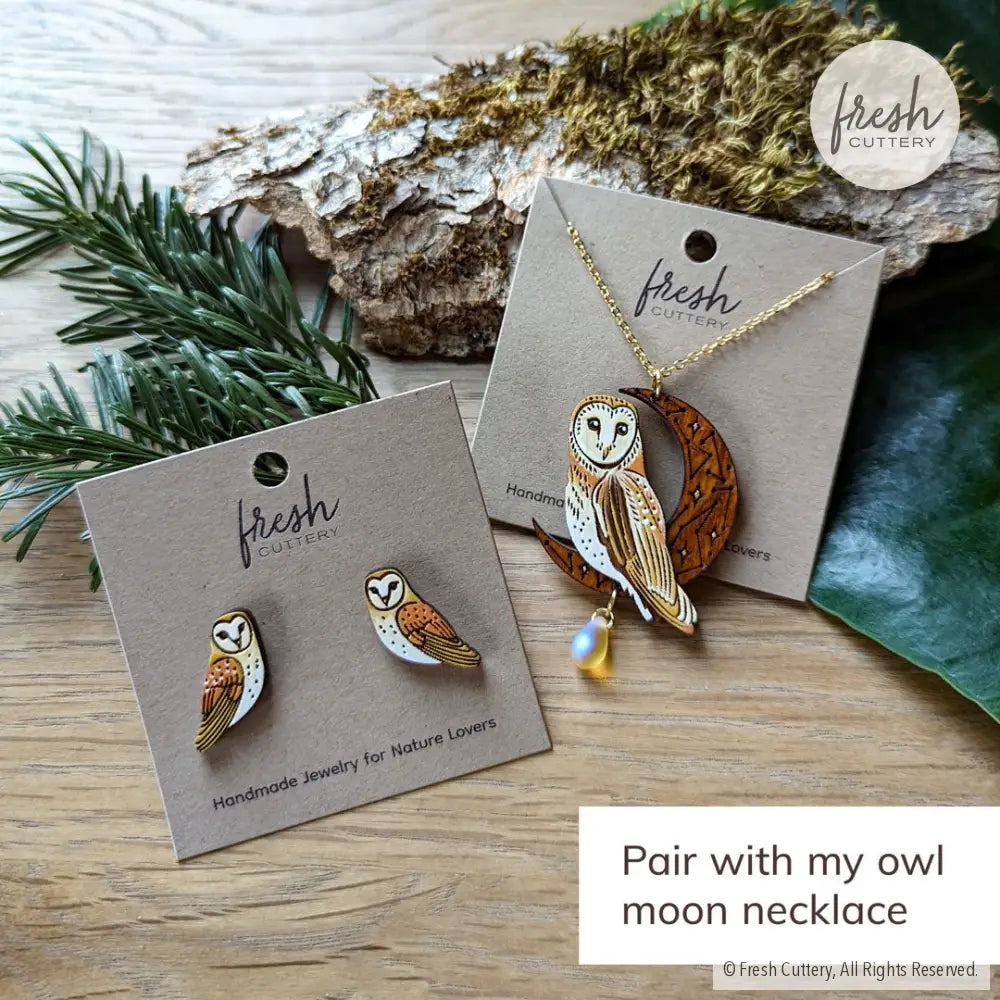 Celestial Owl Statement Necklace Necklaces