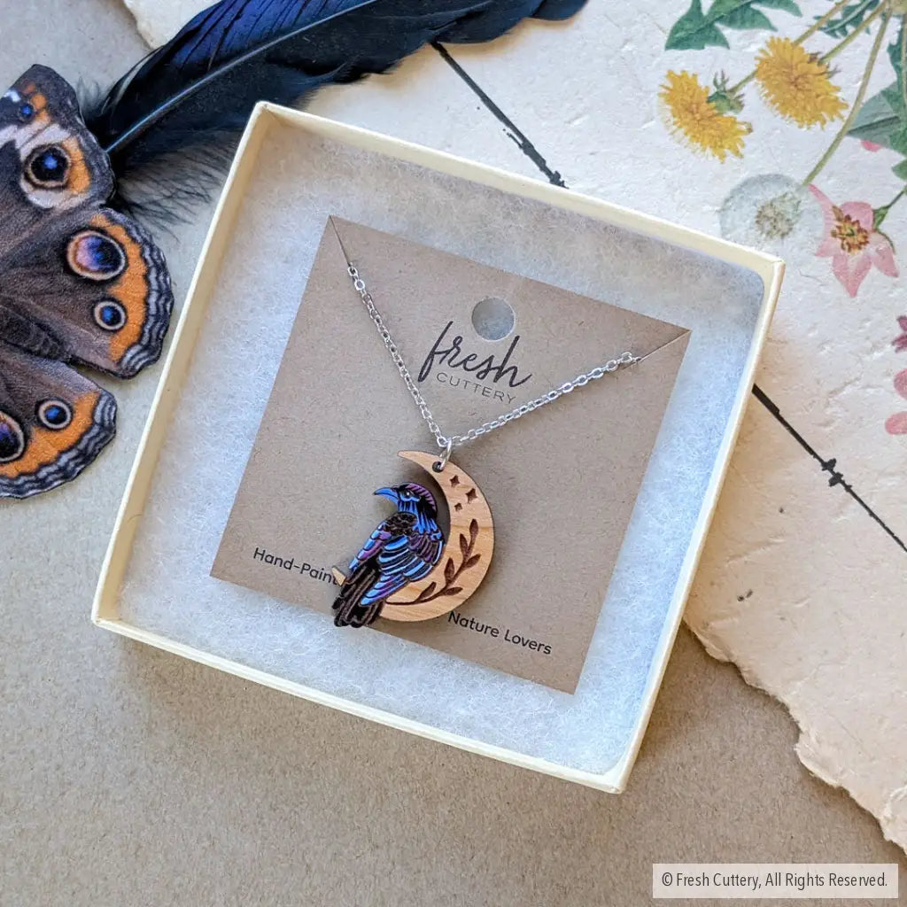 Celestial Raven Necklace - Necklaces
