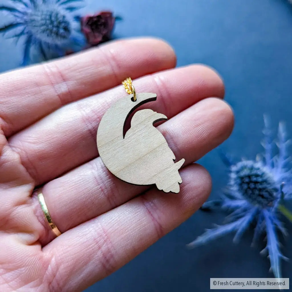 Mini Celestial Raven Necklace Necklaces