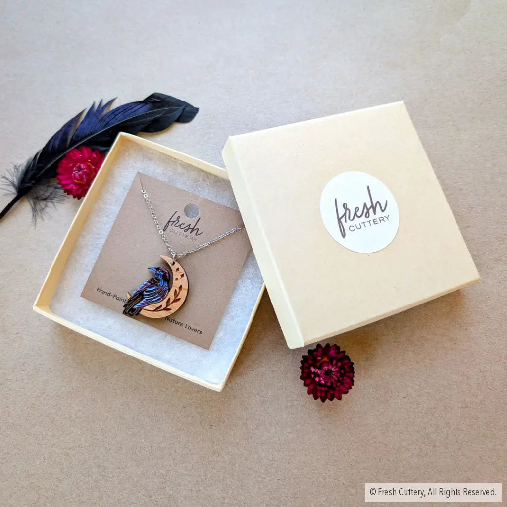 Celestial Raven Necklace - Necklaces