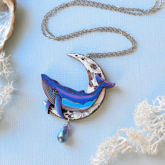 Celestial Whale Statement Necklace Necklaces