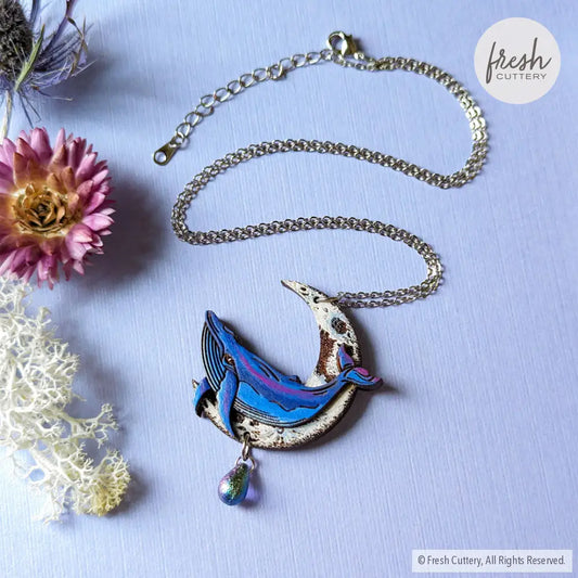 Celestial Whale Statement Necklace Necklaces