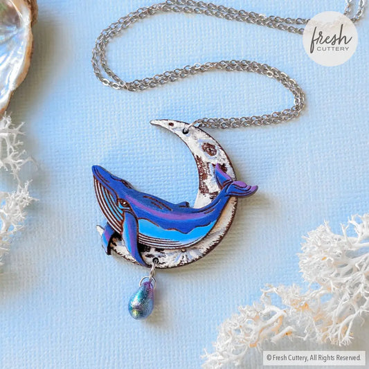 Celestial Whale Statement Necklace Necklaces