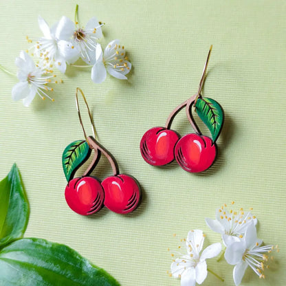 Cherry Earrings Dangle and Drop Earrings