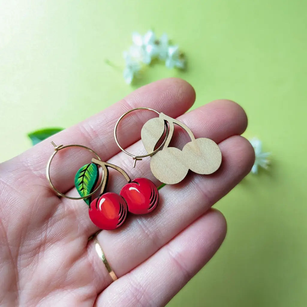 Cherry Earrings Dangle and Drop Earrings