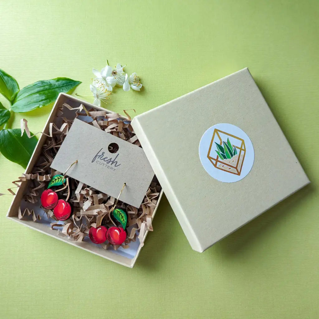 Cherry Earrings Dangle and Drop Earrings