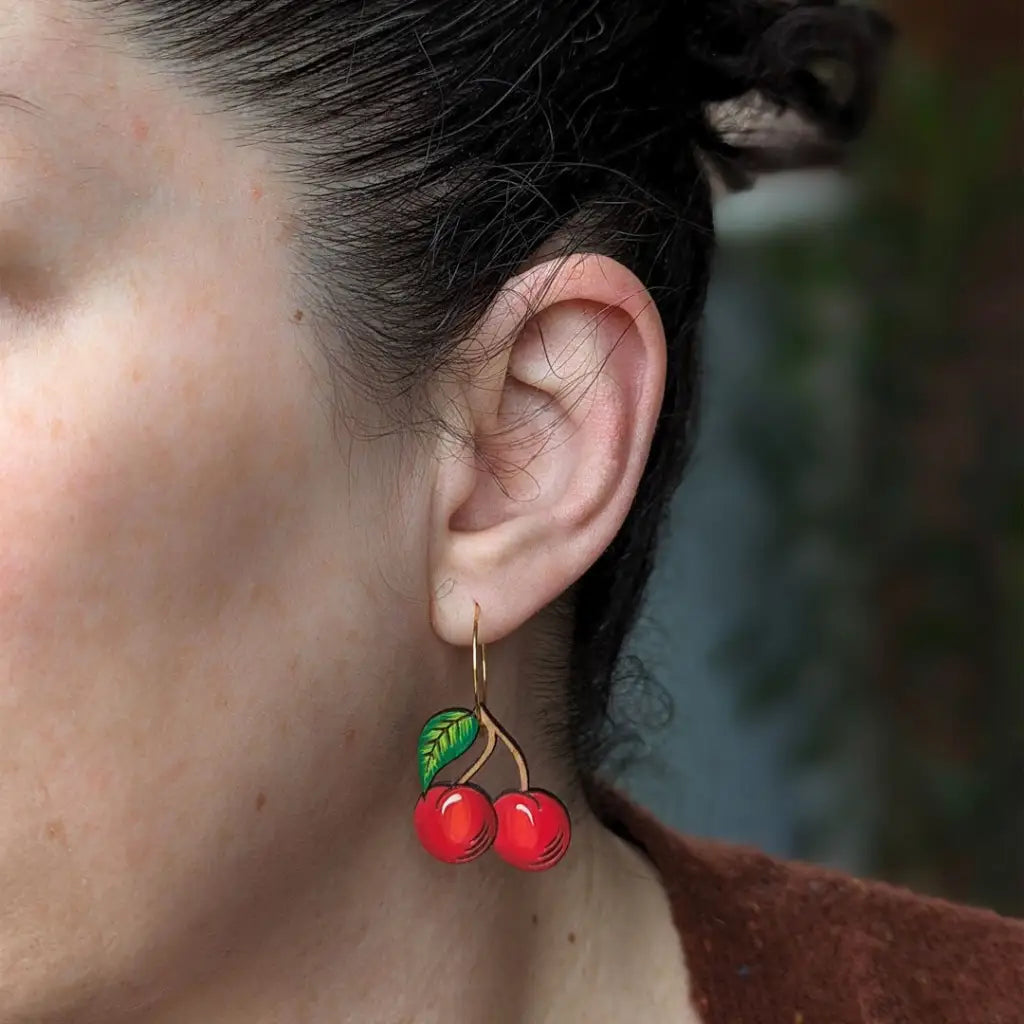 Cherry Earrings Dangle and Drop Earrings