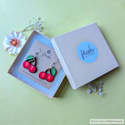 Cherry Earrings Dangle and Drop Earrings