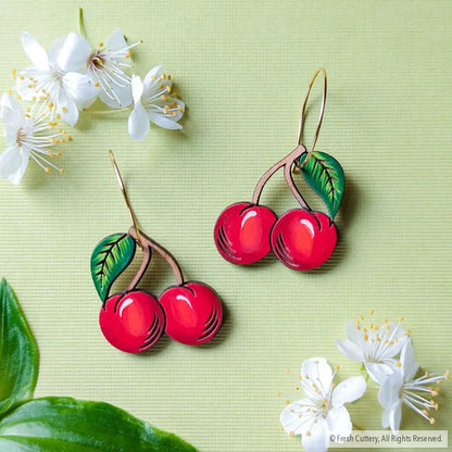 Cherry Earrings Dangle and Drop Earrings